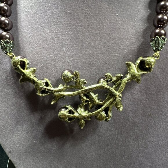 Heidi Daus Vine & Divine Faux Pearl Crystal Drop Necklace Box and Warranty Card - Picture 3 of 8